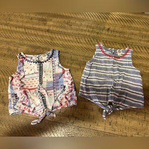 OshKosh set of 2 sleeveless tops - 12m